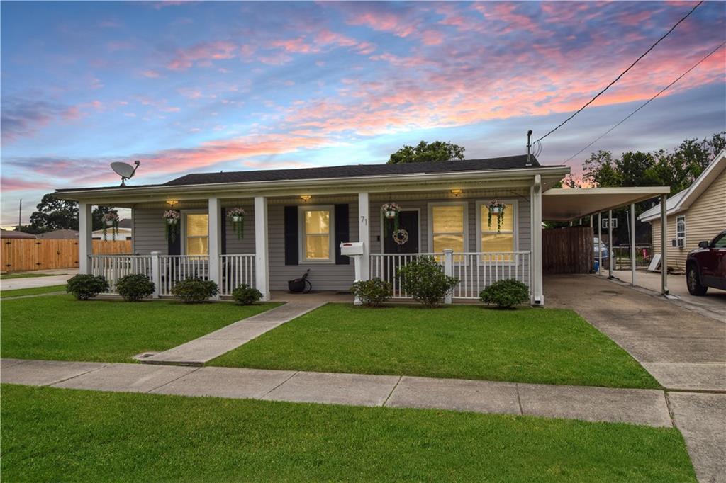 Property Photo:  71 Mason Street  LA 70053 