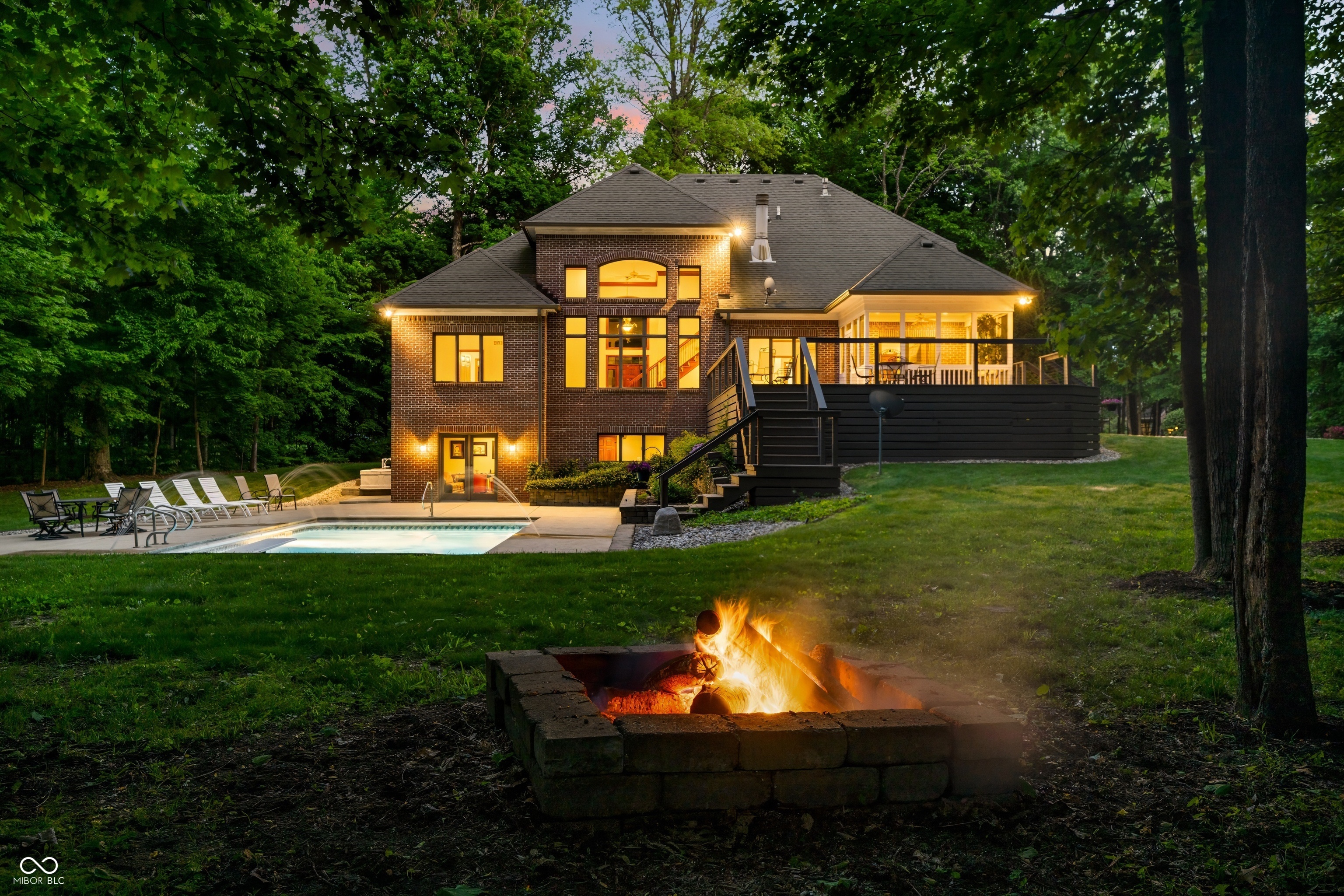 Property Photo: 4128 Whitetail Woods Drive IN 46106