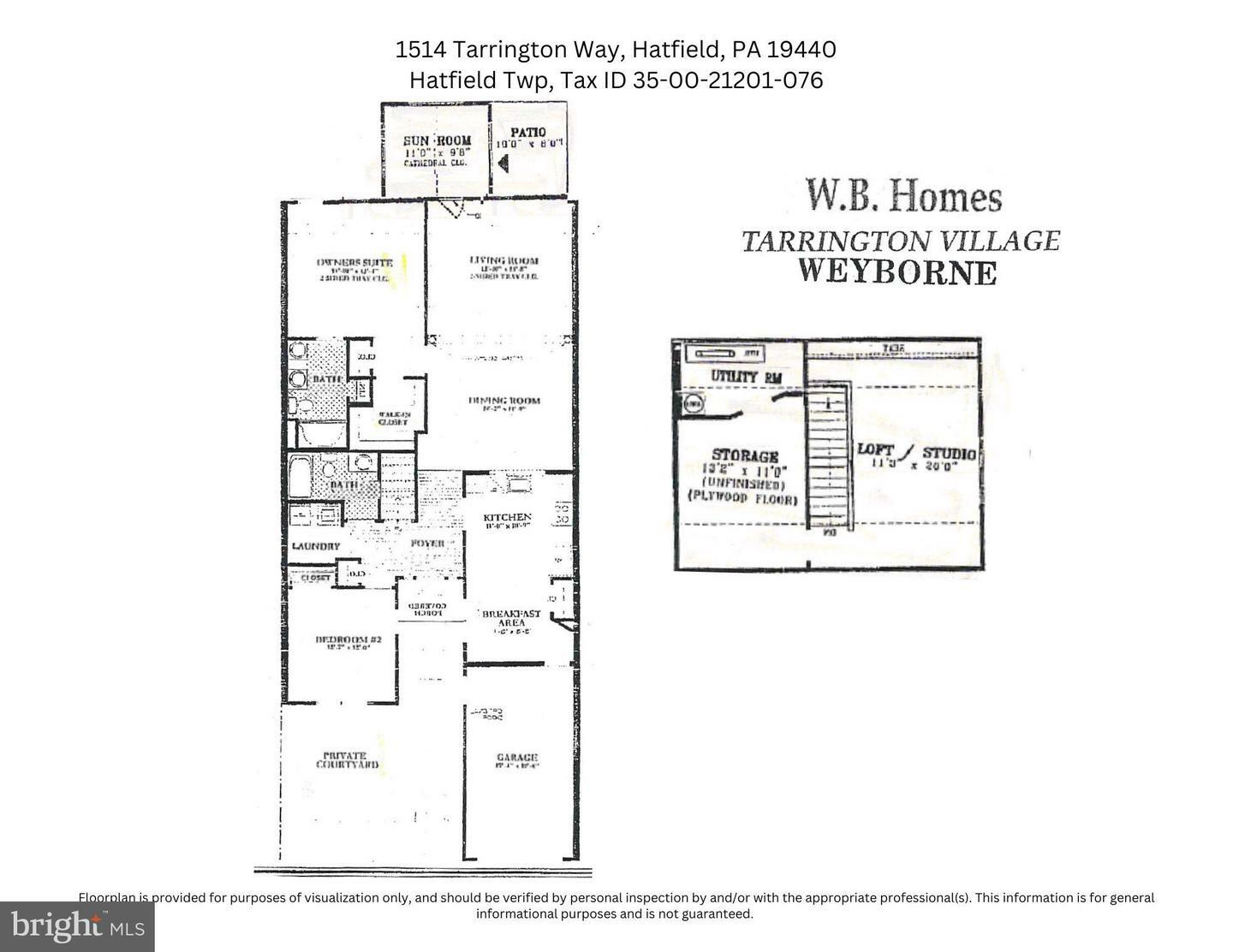 Property Photo: 1514 Tarrington Way PA 19440