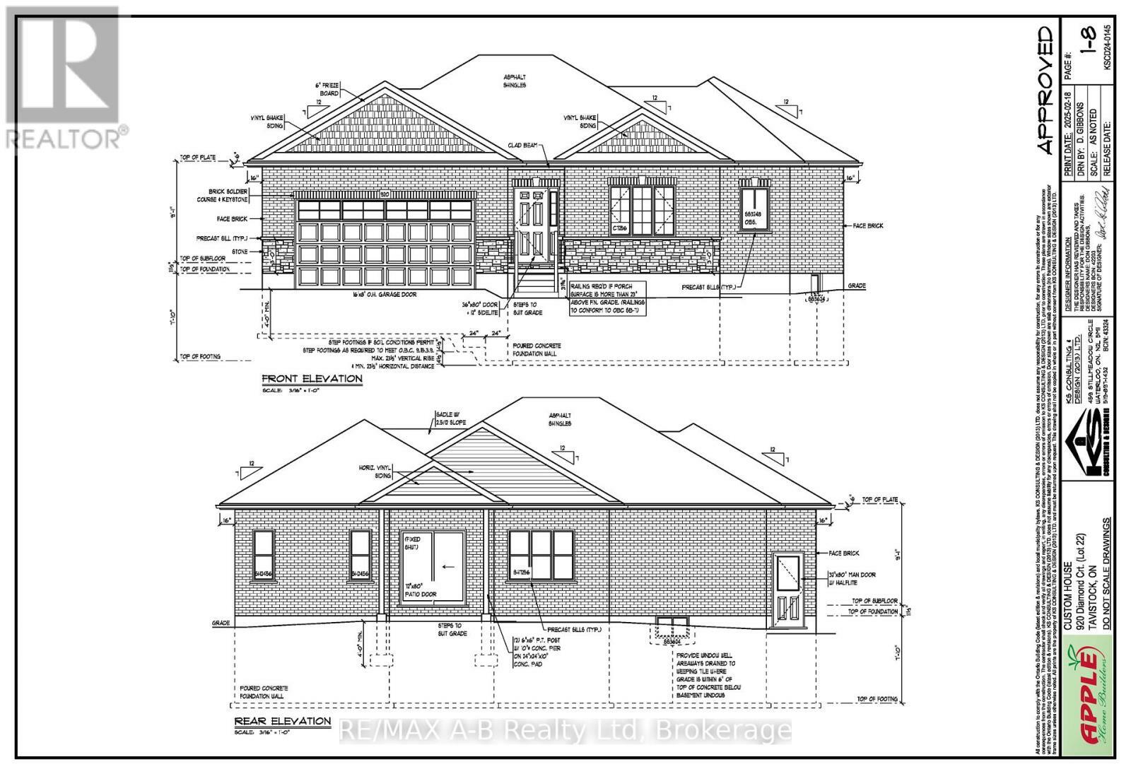 Property Photo: 920 Diamond Crt Street ON N0B 2R0