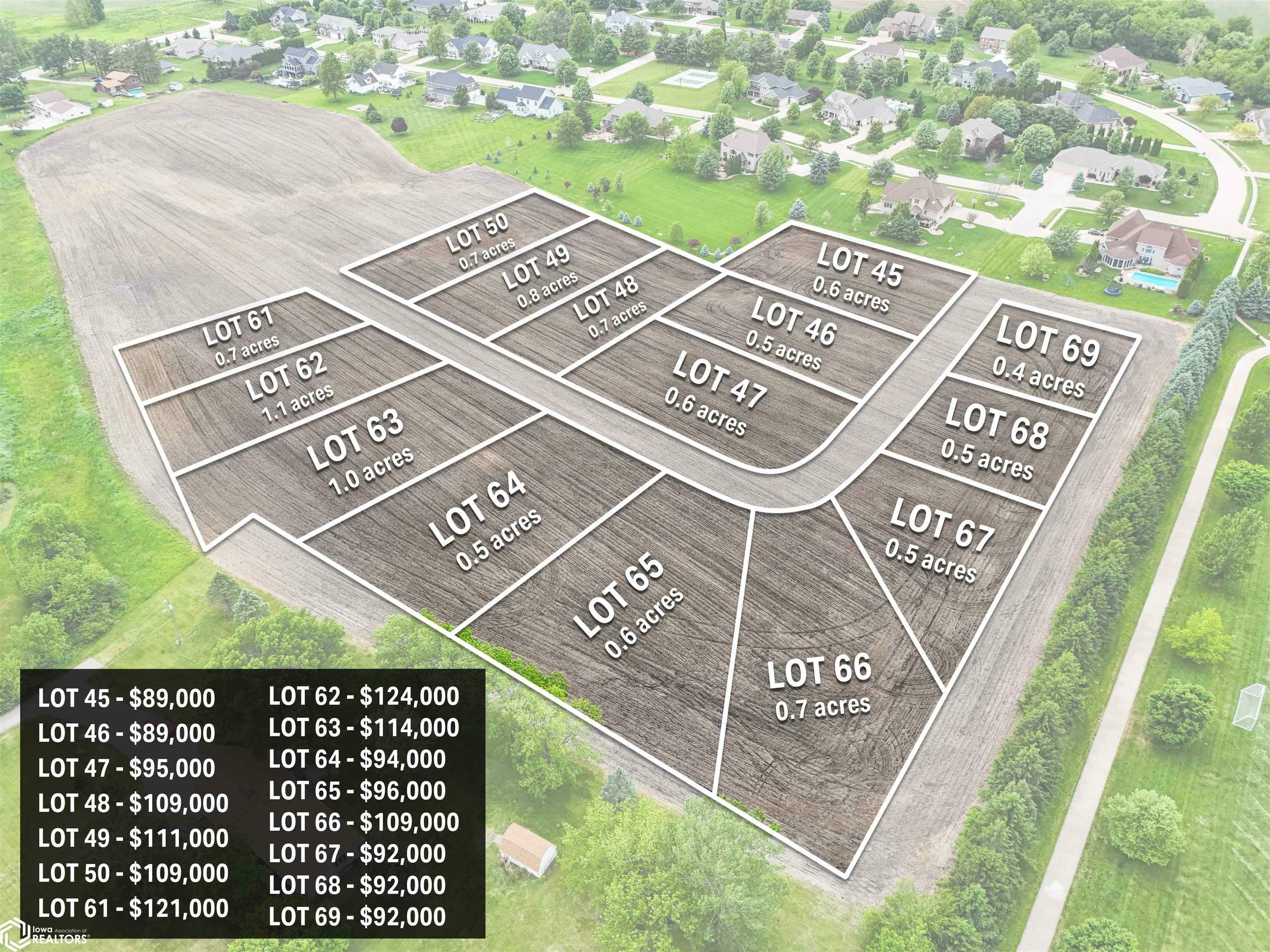 Property Photo: Lot 67 Stonebriar Drive IA 52601