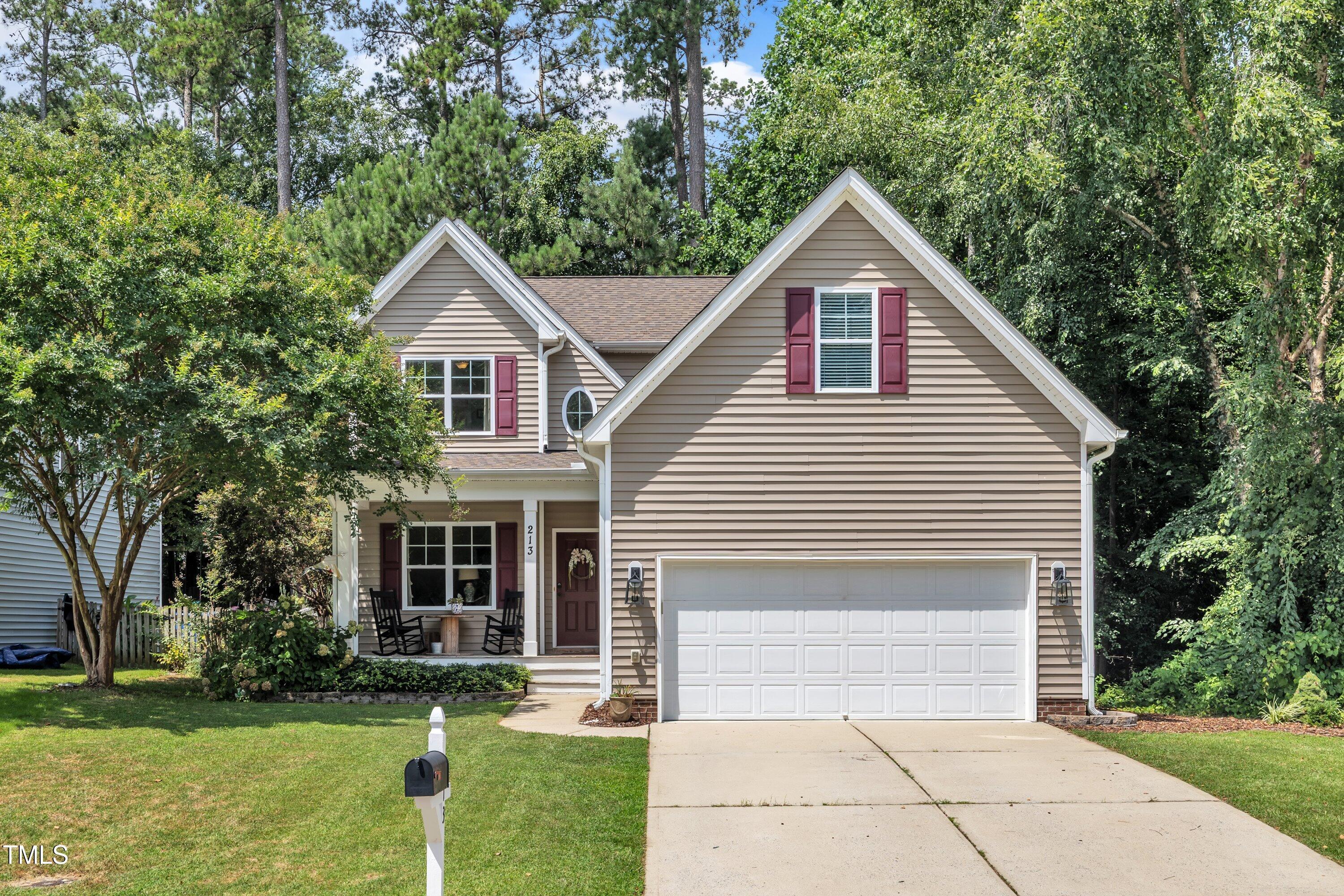 Property Photo:  213 N Weststone Boulevard  NC 27526 