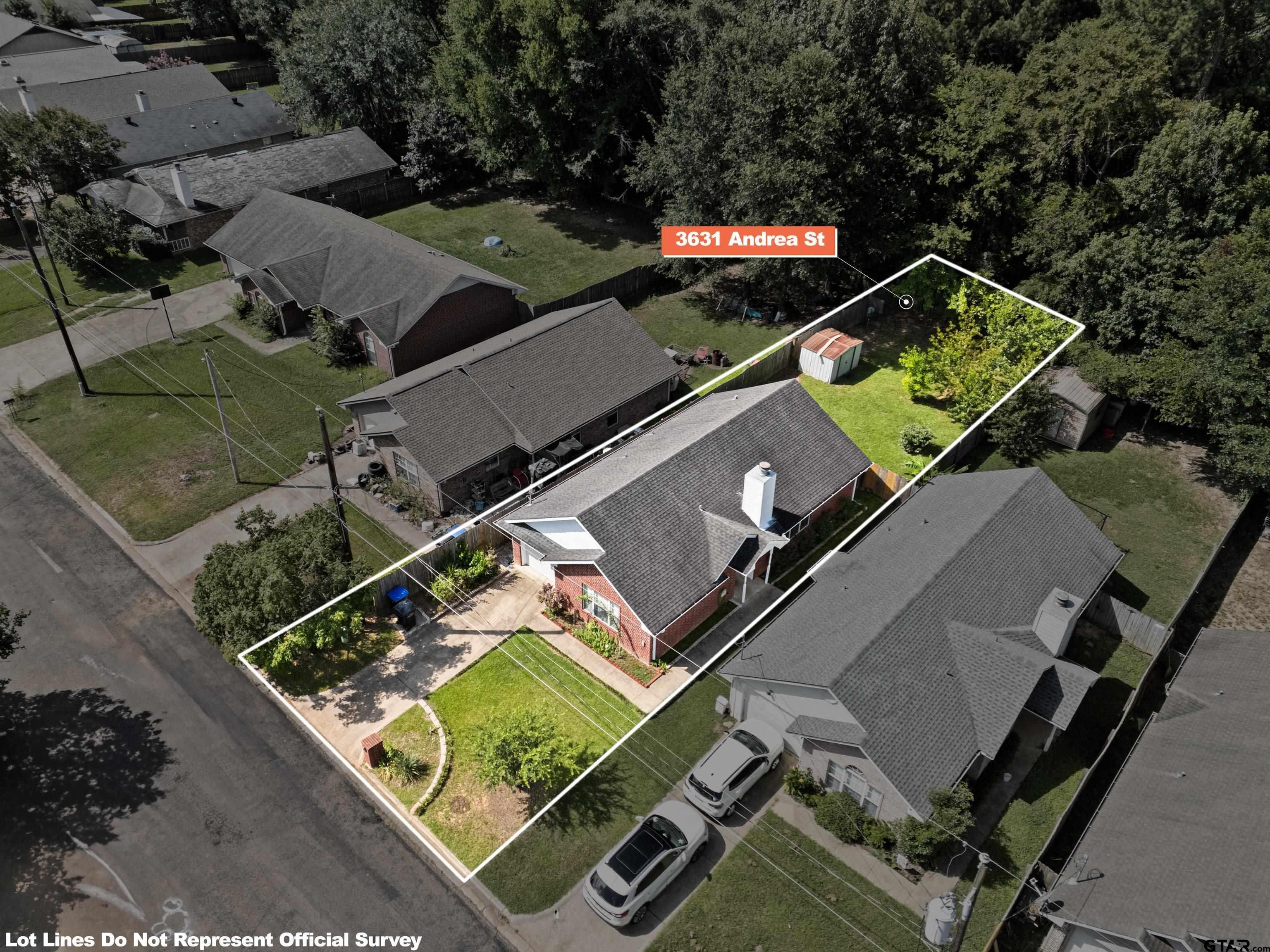 Property Photo: 3631 Andrea TX 75604