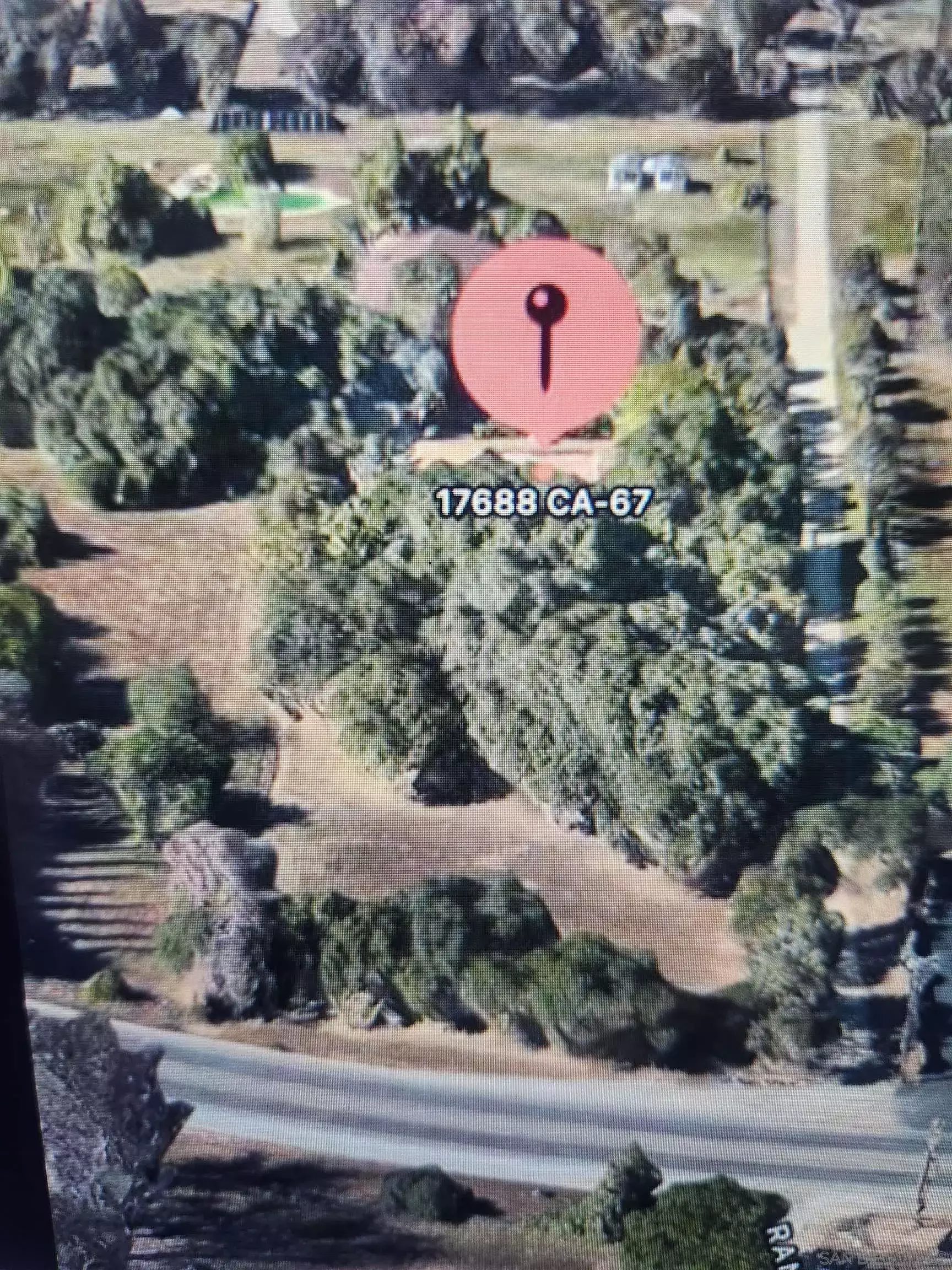 Property Photo: Highway 67 2ac CA 92065