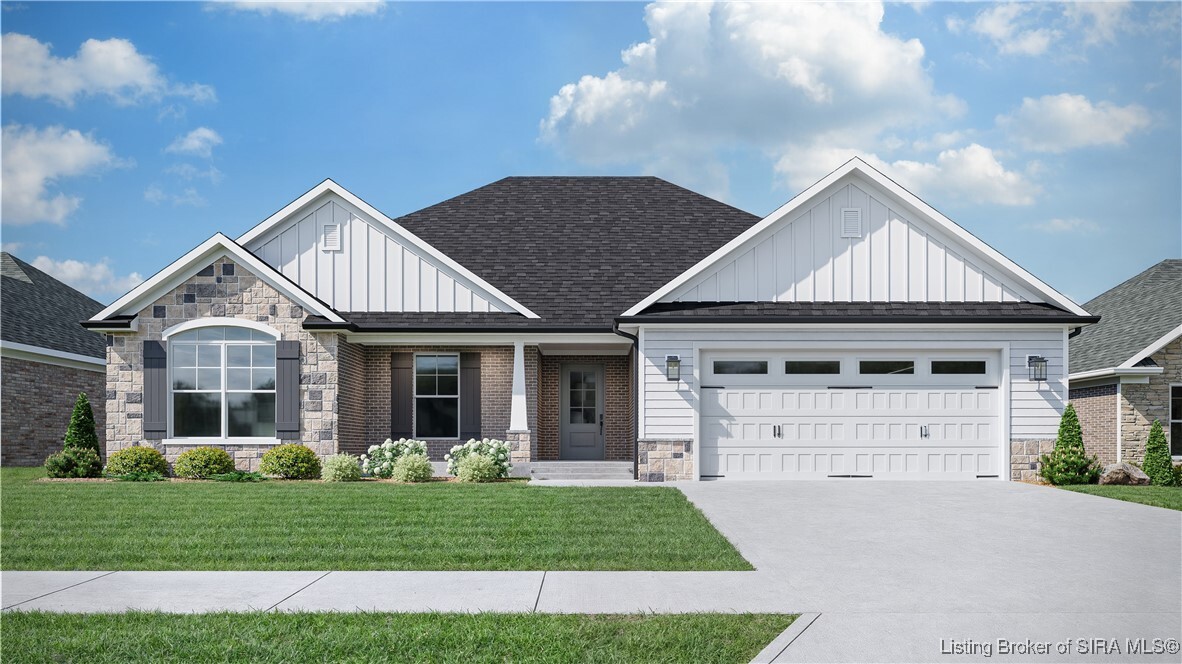 Property Photo:  3057 Bridlewood Lane Lot #215  IN 47150 