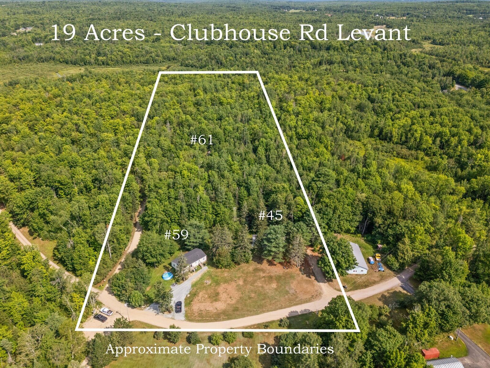 Property Photo:  45, 59, 61 Club House Road  ME 04456 