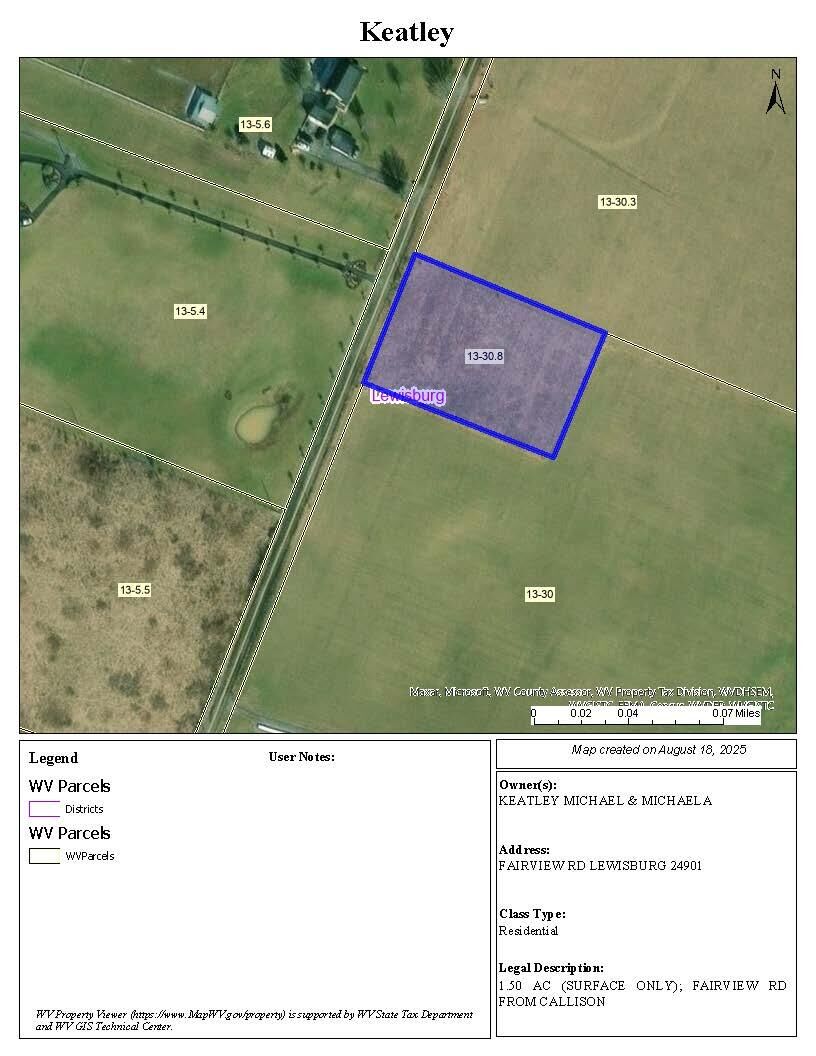Property Photo: Fairview Rd WV 24901