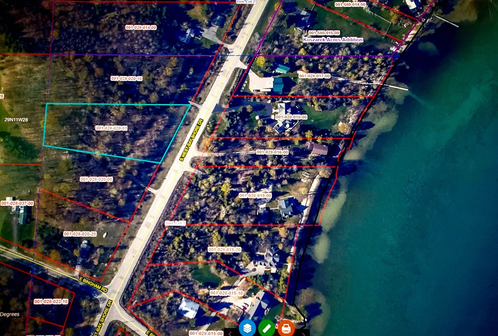 Property Photo:  Land 2.26a M22 SW Bayshore Drive  MI 49684 