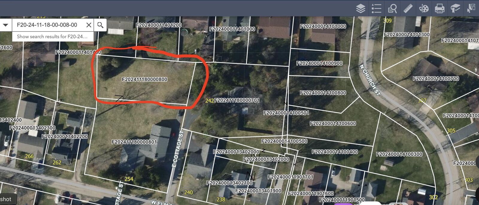 Property Photo:  254 W Elm (Rear Vacant Lot) Street  OH 43072 