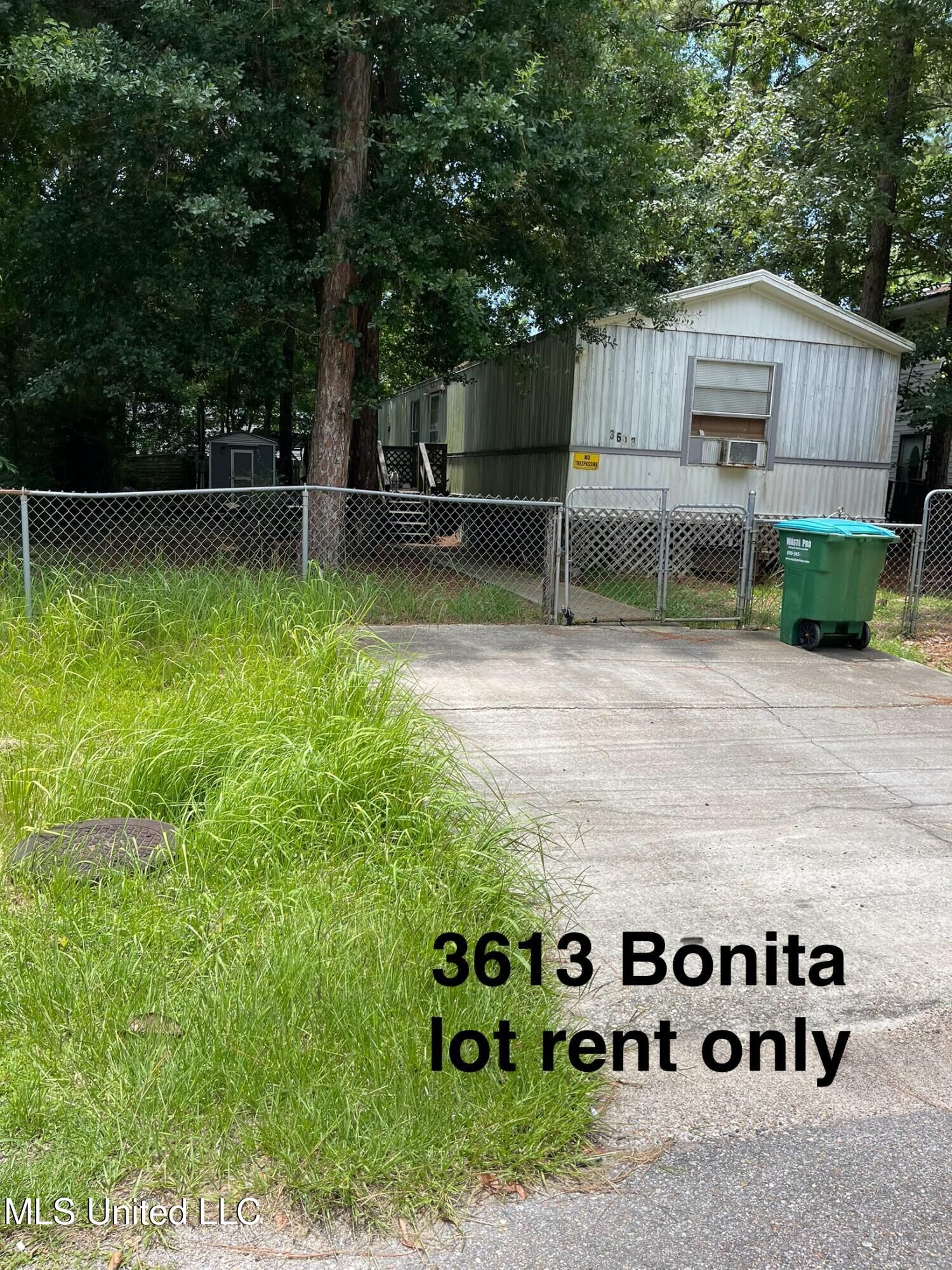 Property Photo: 3613 Bonita Road MS 39553