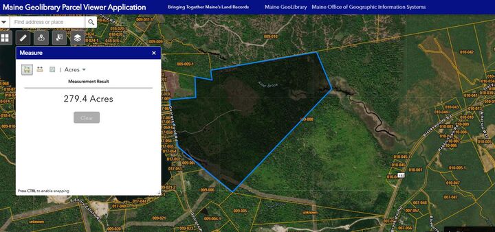 Property Photo: Green Field, Off Georges Pond Road ME 04634