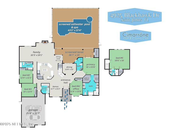 Property Photo:  4925 Blackhawk Drive  FL 32259 