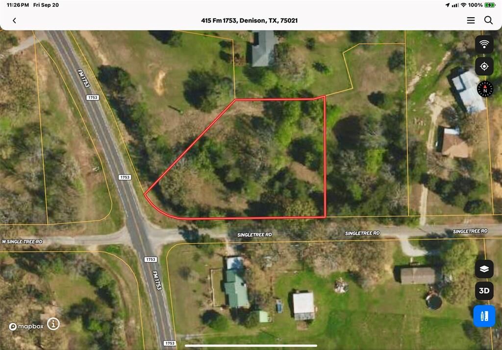 Property Photo: Tbd NE Fm 1753 &Amp Singletree TX 75021