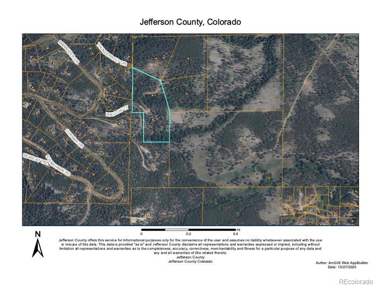 Property Photo: Parcel #4 Wallow Court CO 80433