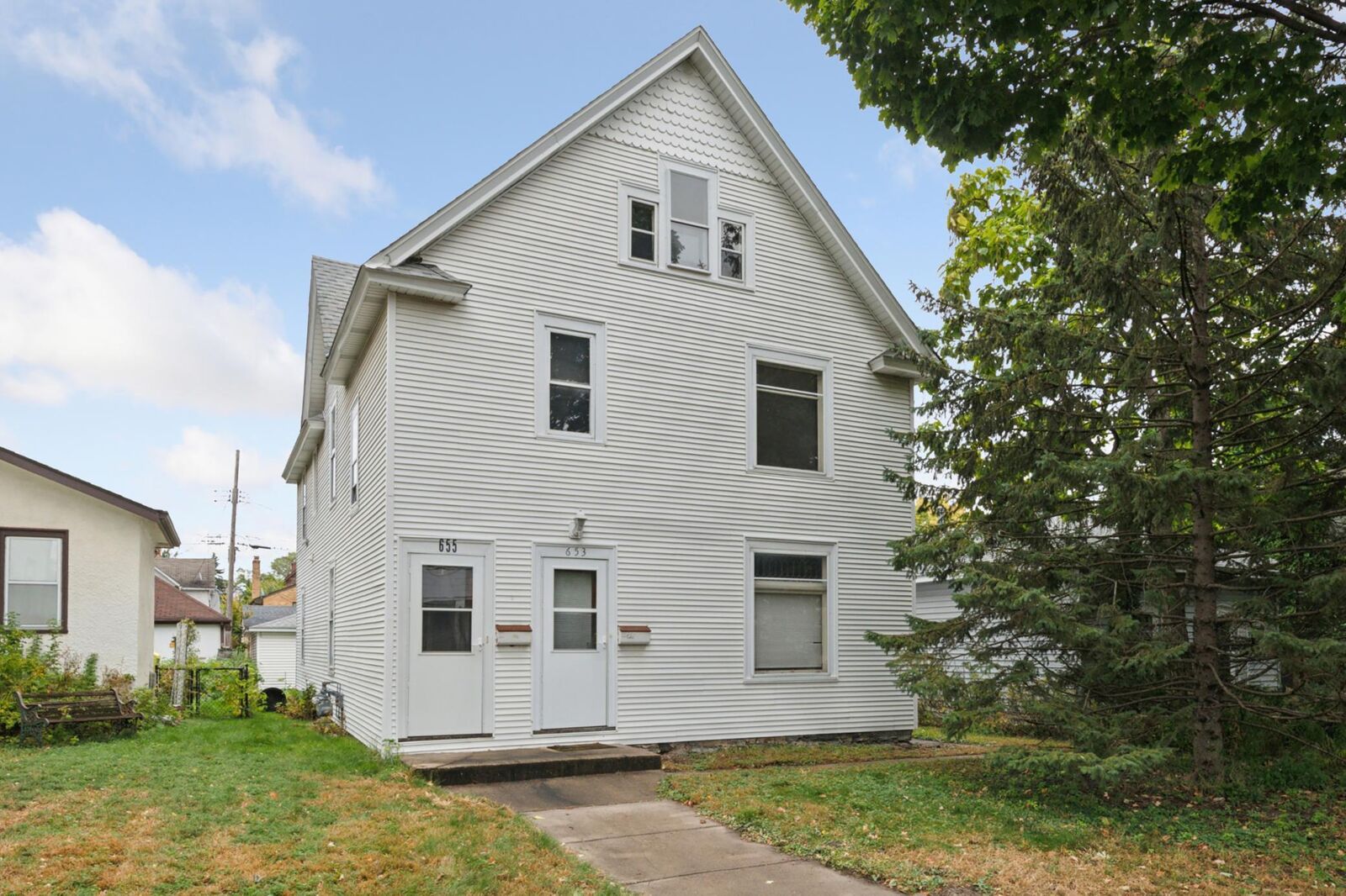 Property Photo: 653 Jefferson Street NE MN 55413