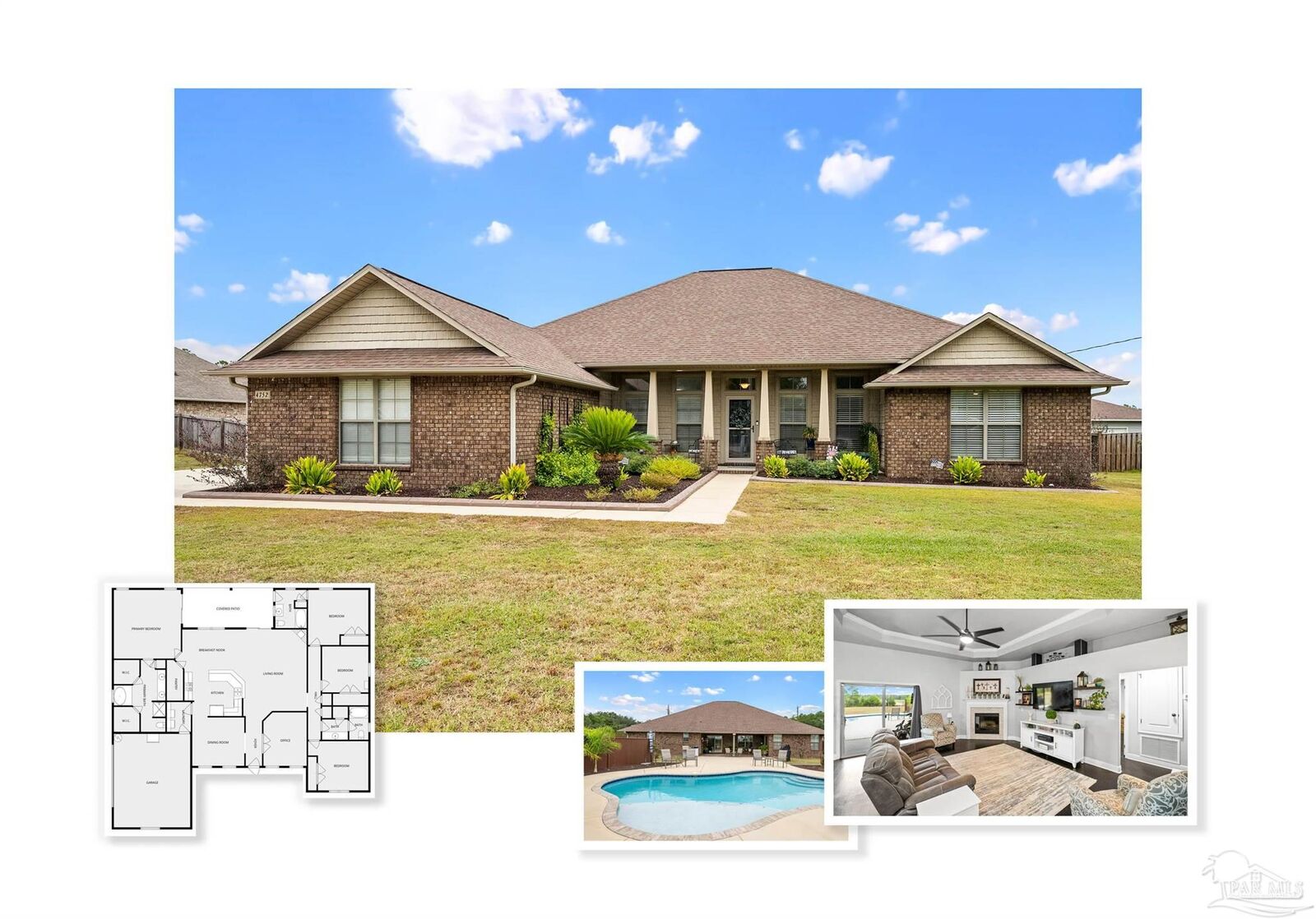 Property Photo:  4752 Nichols Creek Rd  FL 32583 