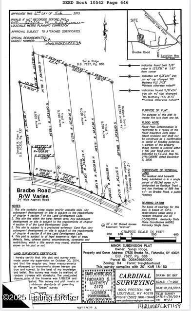 Property Photo: Tract 4 Bradbe KY 40023