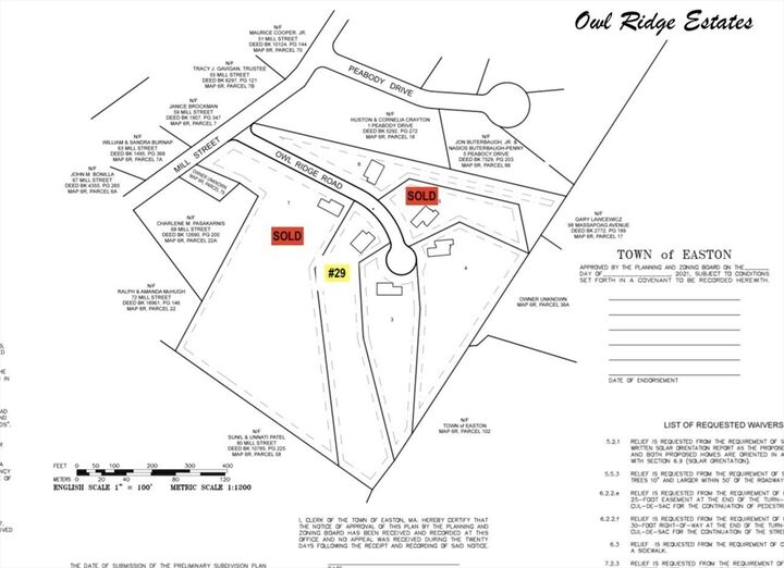 Property Photo:  29 Owl Ridge Road  MA 02356 
