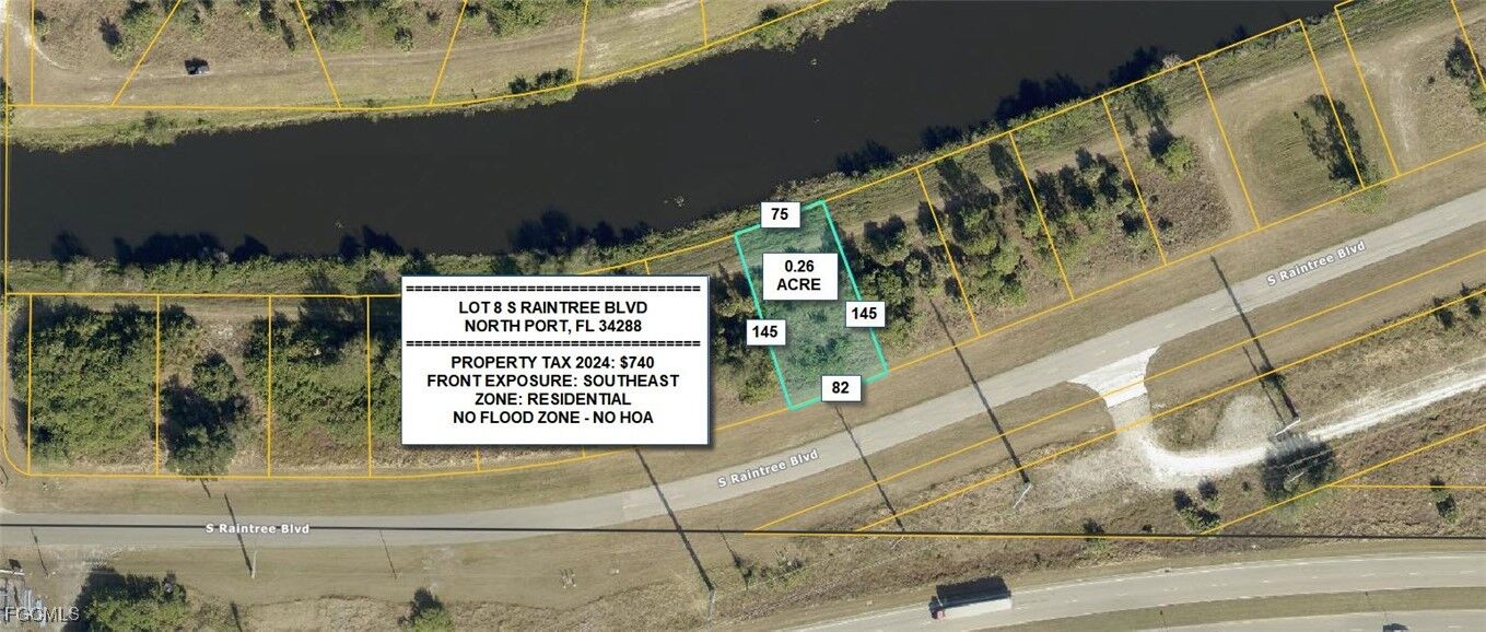 Property Photo:  Lot 8 S Raintree Blvd  FL 34288 