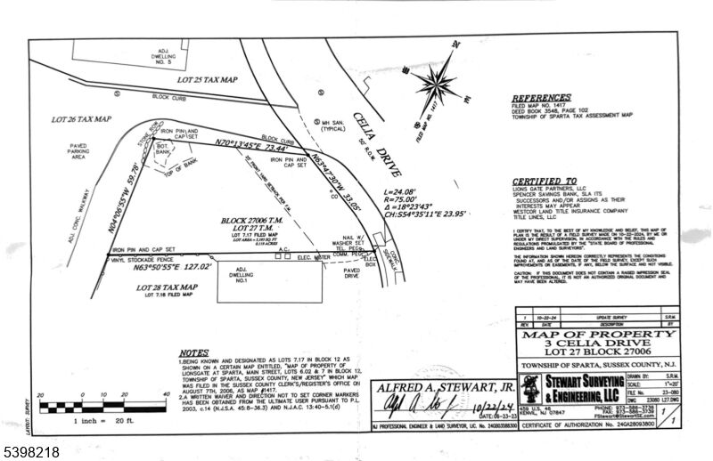 Property Photo:  3 Celia Dr  NJ 07871 