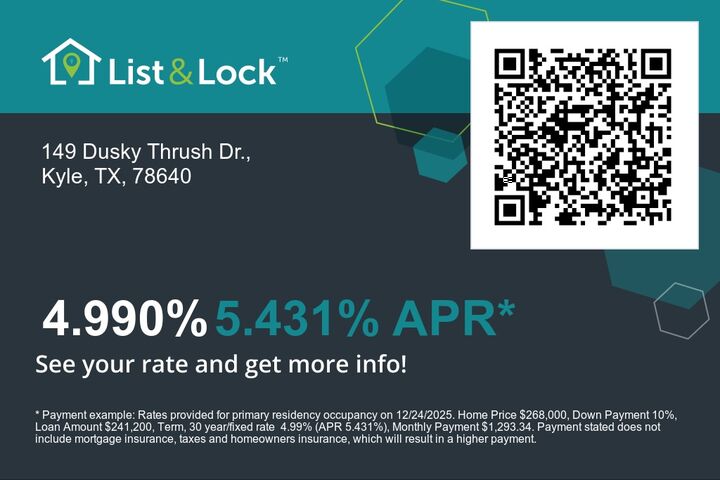 Property Photo:  149 Dusky Thrush Drive  TX 78640 