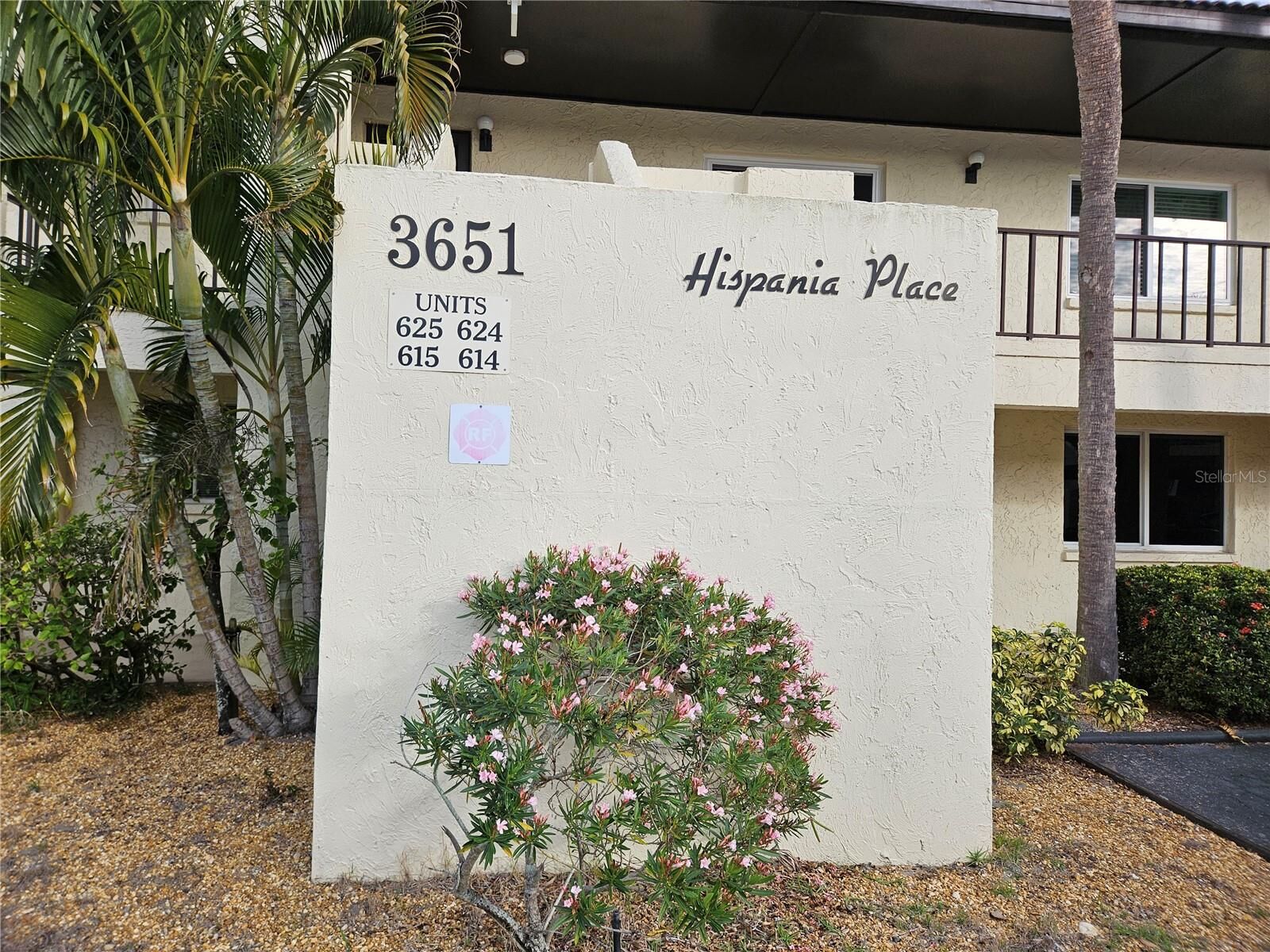 Property Photo:  3651 Hispania Place 615  FL 34232 