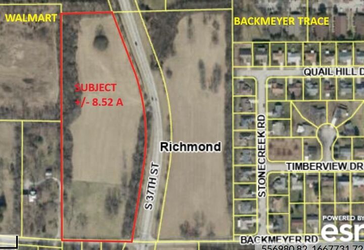 Property Photo:  8.521 +/- Acres S 37th Street & Backmeyer Road  IN 47374 