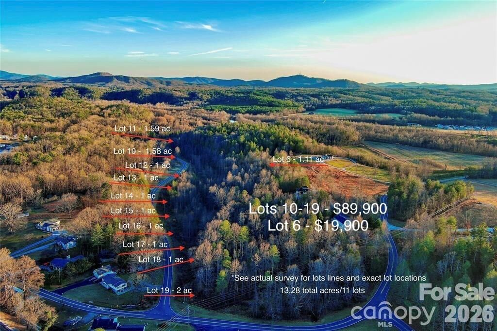 Property Photo:  V/L Lentz Road  NC 28752 