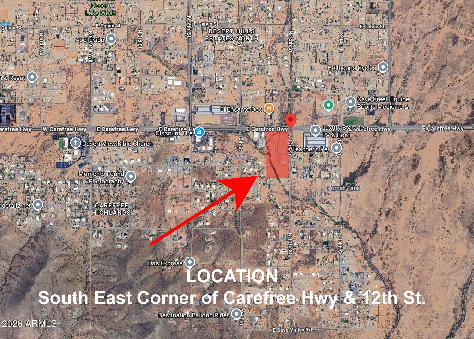 Property Photo:  34406 N 12th Street 0  AZ 85085 