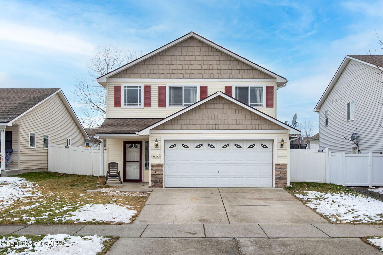 Property Photo:  7419 N Bedford Ln  ID 83815 