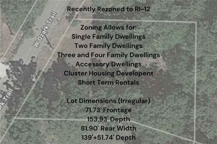 Property Photo:  4550 W Ozark Trail  AR 72701 