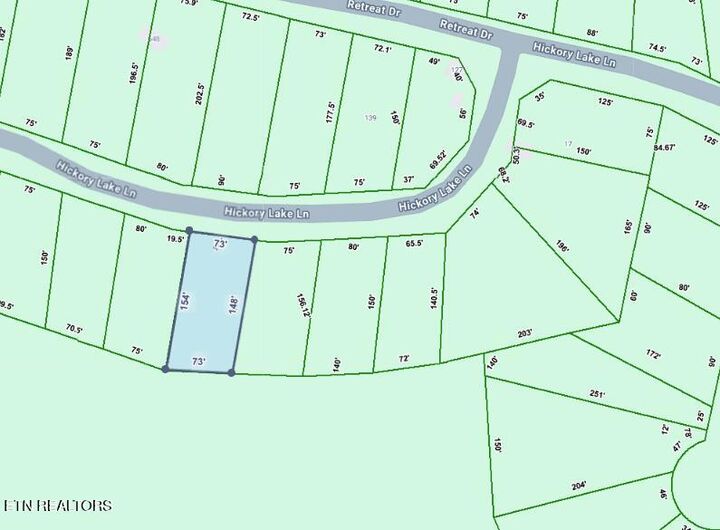 Property Photo: 0.25 Ac Hickory Lake Lane TN 38572