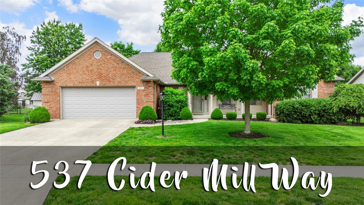 Property Photo:  537 Cider Mill Way  OH 45371 