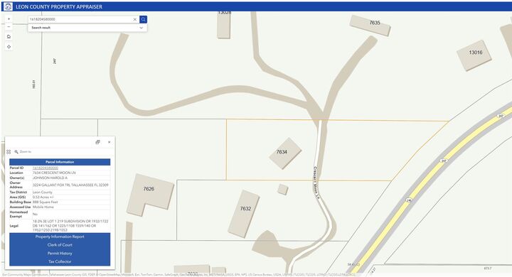 Property Photo: 7634 Crescent Moon Lane FL 32309