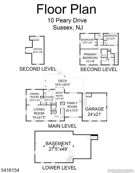 Property Photo: 10 Peary Dr NJ 07461