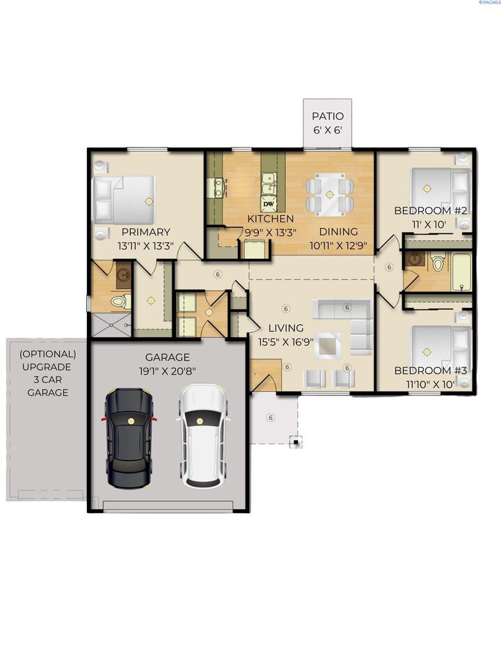 Property Photo:  6578 W 28th Ave  WA 99338 