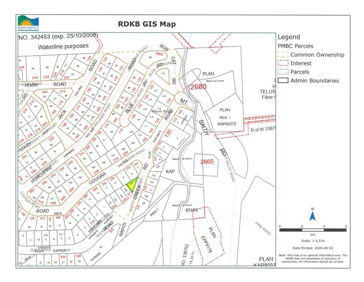 Property Photo:  127 Wapiti Creek Road  BC V0H 1T8 