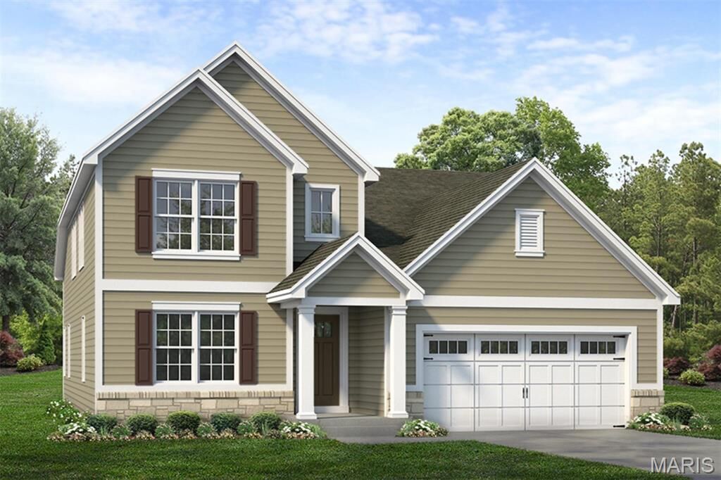 Property Photo:  1 The Madison 2 Car At Strawberry Farms  MO 63376 