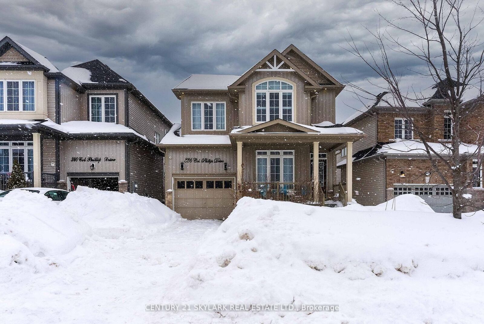 Property Photo: 336 Col Phillips Drive ON L9V 3W1