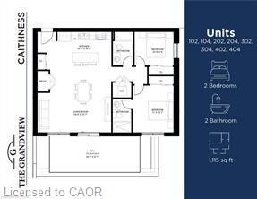 Property Photo: 80 Caithness Street W 402 ON N3W 1B2