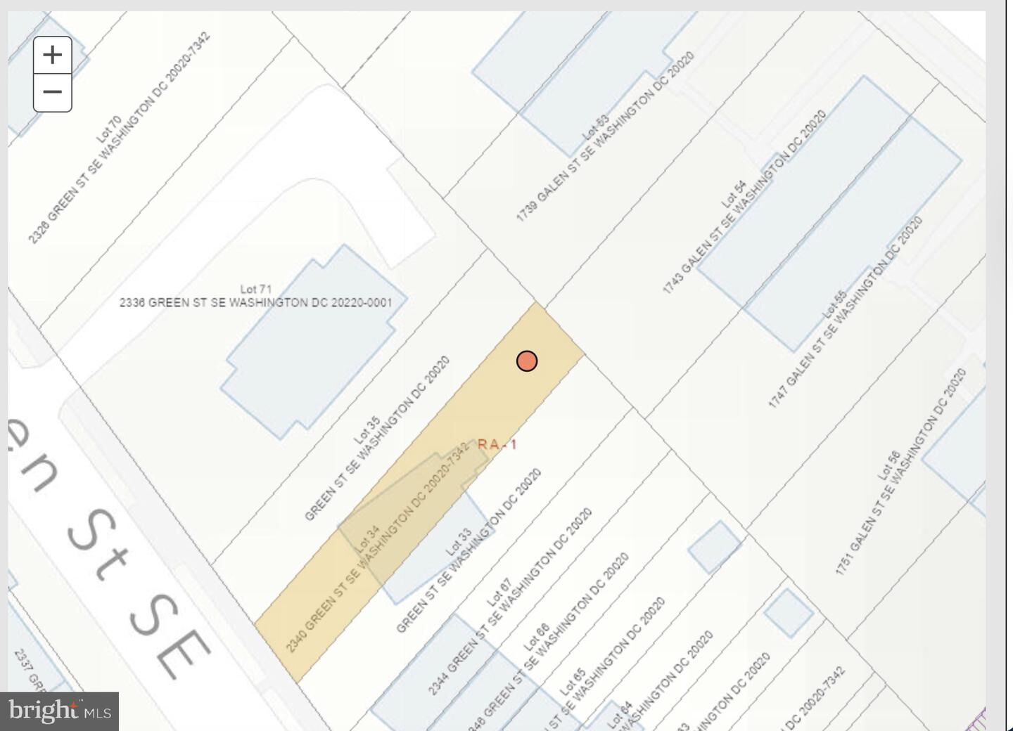 Property Photo: 2340 Green Street SE DC 20020