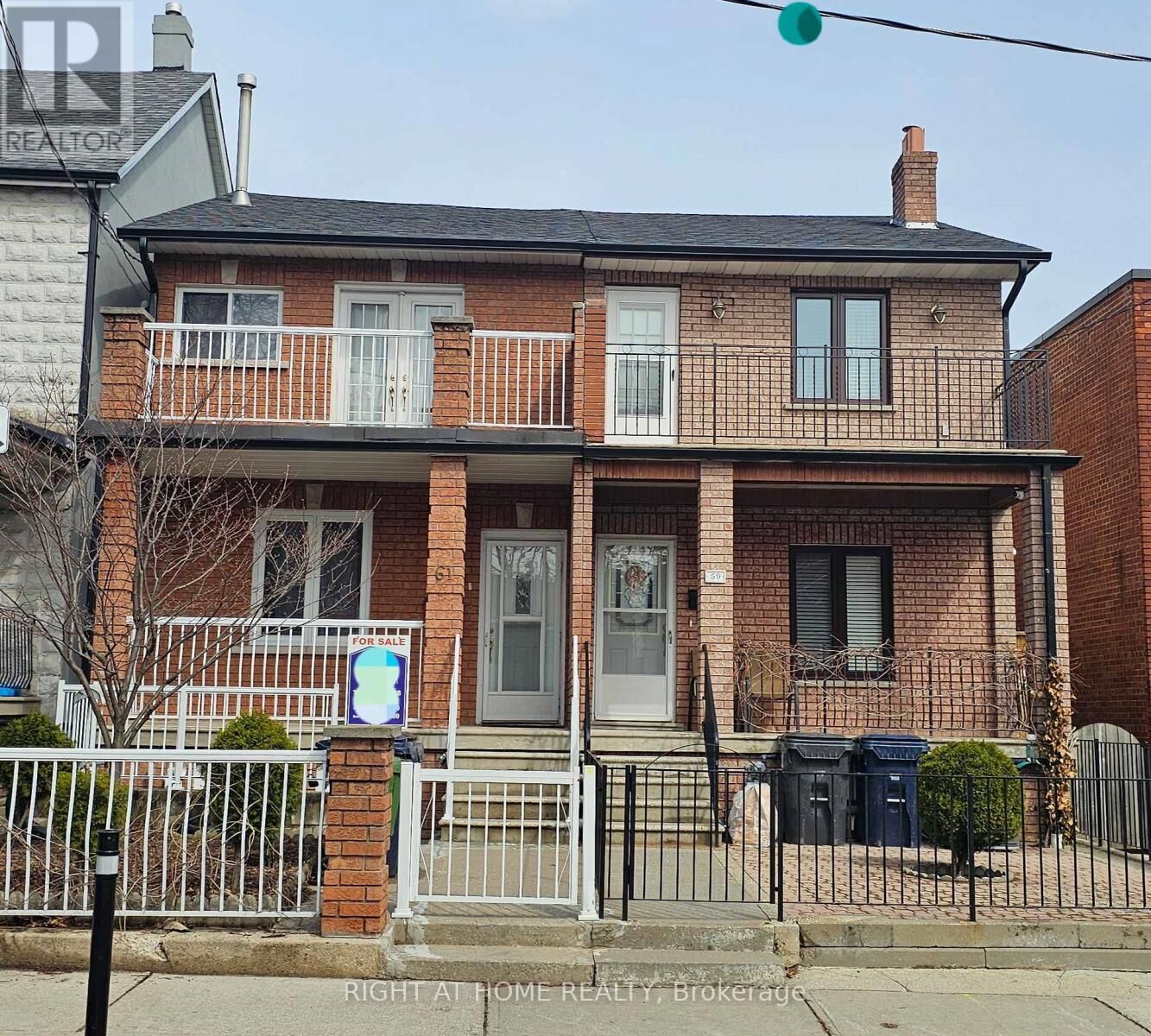Property Photo: 61 Margueretta Street ON M6H 3S4