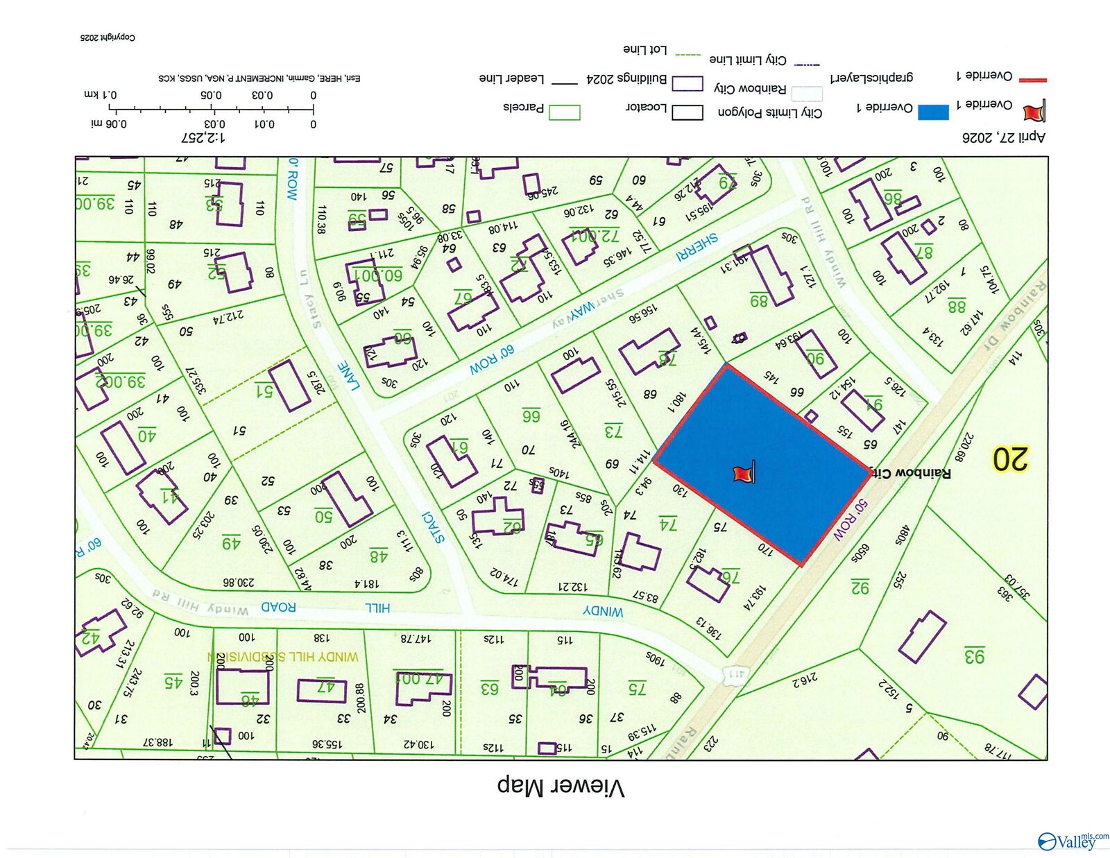Property Photo:  1.37 Acres Rainbow Drive  AL 35906 