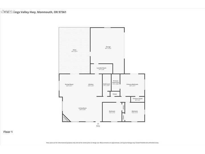 Property Photo: 7465 S Kings Valley Hwy OR 97361