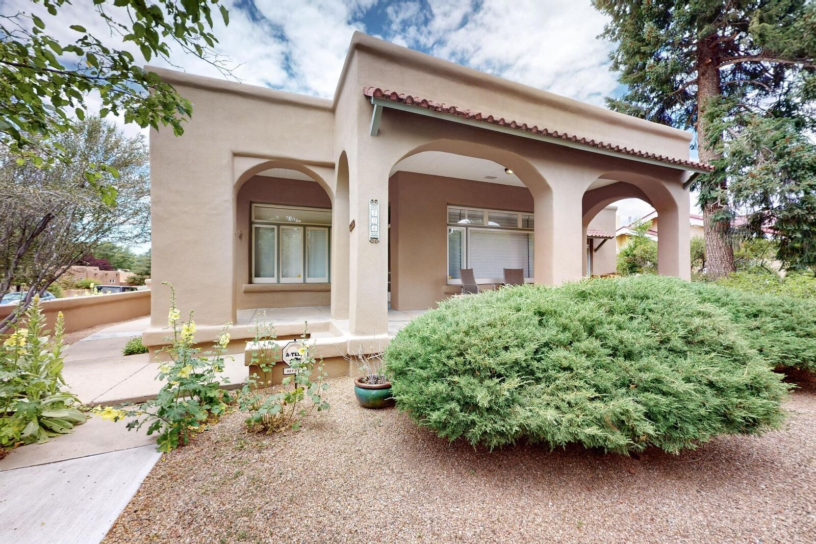 Property Photo: 728 Don Gaspar Avenue 1A & 1B NM 87505