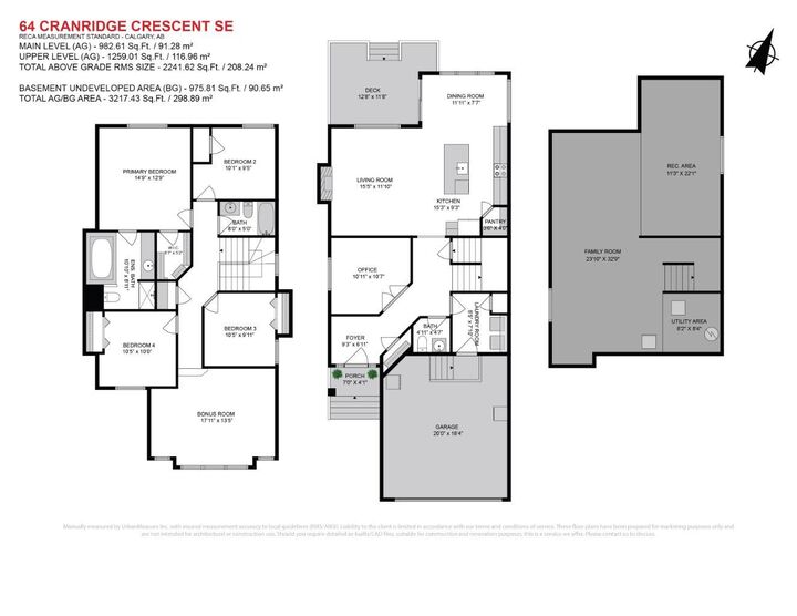 Property Photo:  64 Cranridge Crescent SE  AB T3M 0J1 