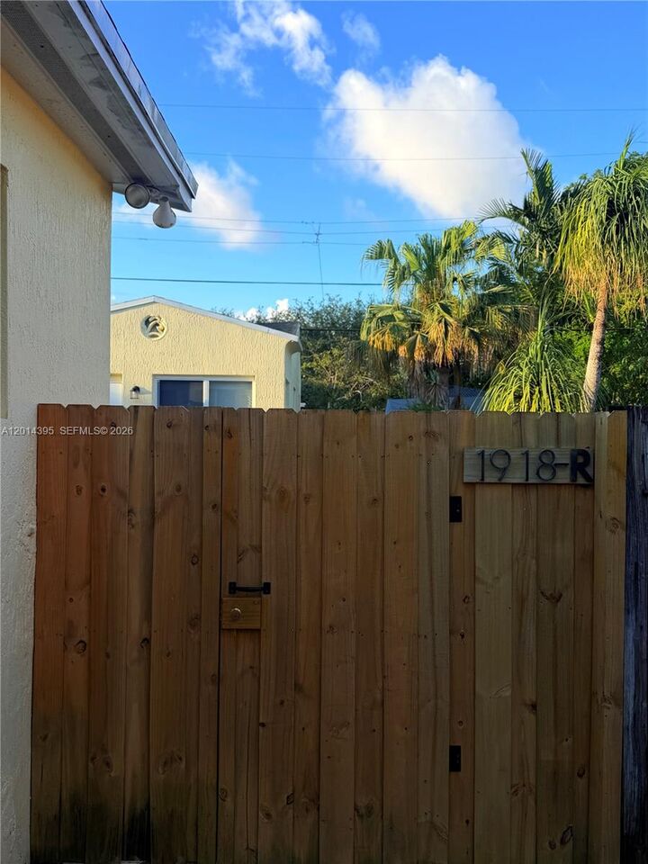 Property Photo: 1918 Adams St Rear FL 33020