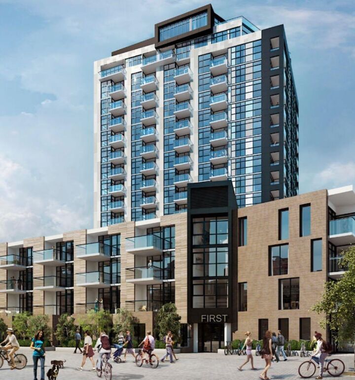 Property Photo:  550 Riverfront Avenue SE 809  AB T2G 1E5 