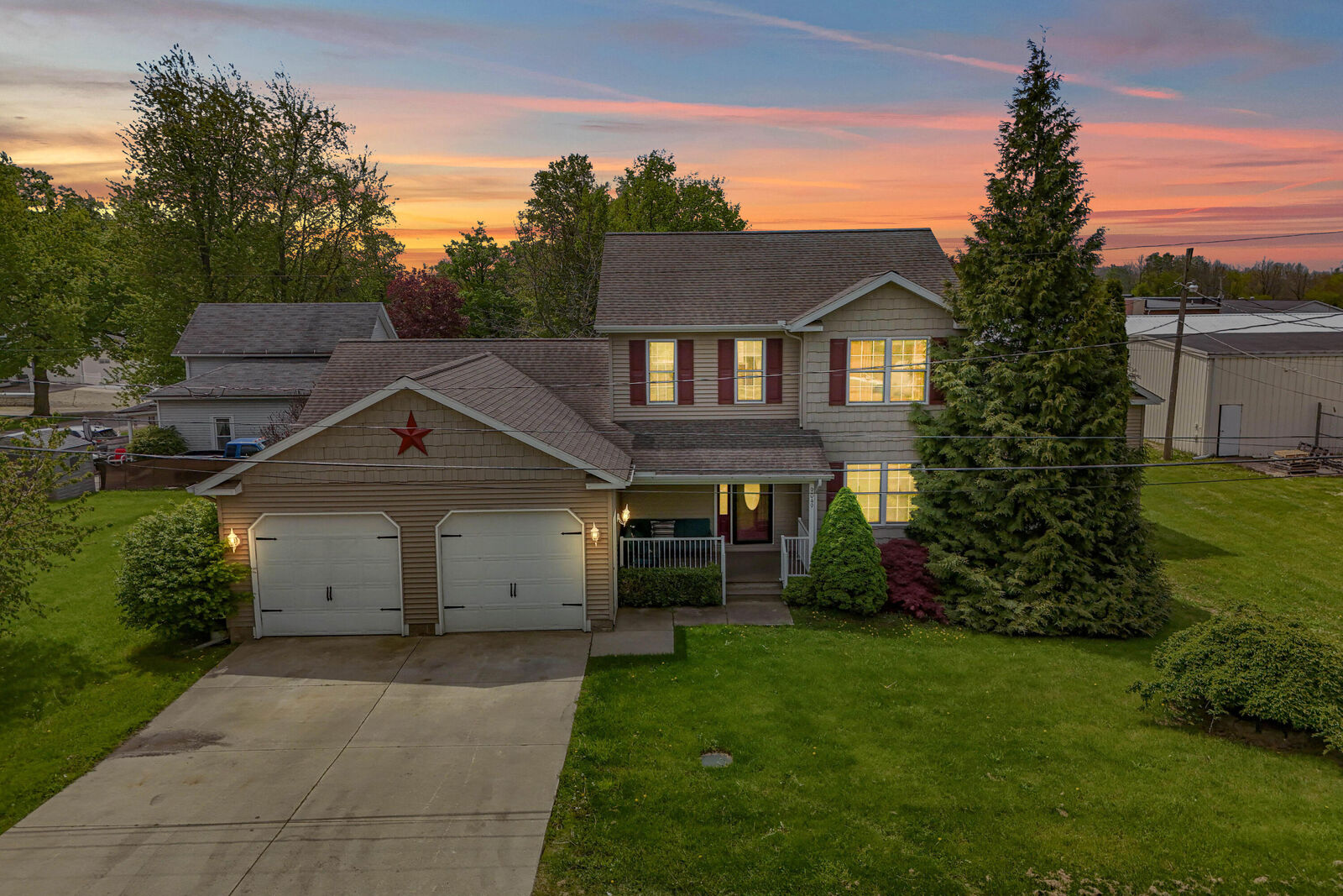 Property Photo:  9049 Hamilton Street  MI 49271 