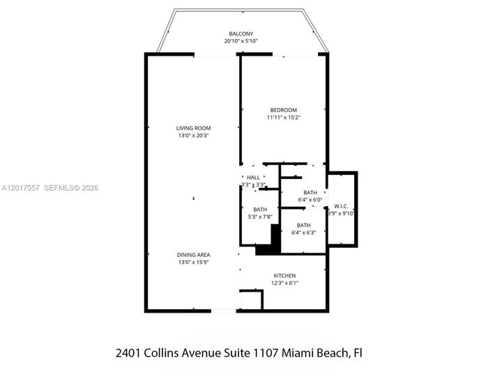 Property Photo:  2401 Collins Ave 1107  FL 33140 